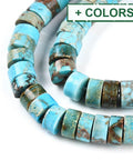 Natural Imperial Jasper Heishi Beads Strand – Colorful Dyed Disc Gemstone Beads 6–6.5mm Natural Imperial Jasper Heishi Beads Strand – Colorful Dyed Disc Gemstone Beads 6–6.5mm