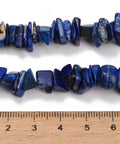 Natural Lapis Lazuli Chip Beads Strand – 40cm Natural Lapis Lazuli Chip Beads Strand 40cm | BalzarCrafts