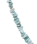 Natural Larimar Chip Beads Strand – 5~11mm, 40cm Natural Larimar Chip Beads Strand – 5~11mm, 40cm
