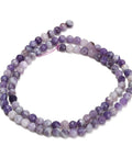 Natural Lavender Amethyst Faceted Round Beads – 4mm Natural Lavender Amethyst Faceted Round Beads – 4mm