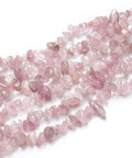 Natural Madagascar Rose Quartz Chip Beads Strand – 5~11mm, 80~81cm Natural Madagascar Rose Quartz Chip Beads Strand