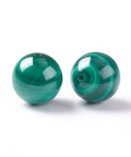 Natural Malachite Beads, Half Drilled, Round 10.5mm Natural Malachite Beads, Half Drilled, Round 10.5mm