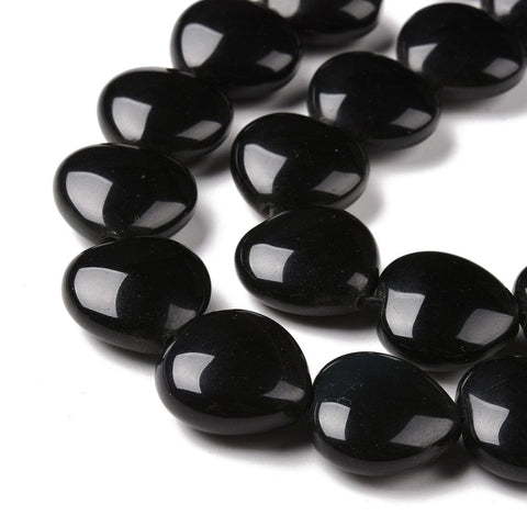 Natural Obsidian Beads, Heart, 20mm Natural Obsidian Beads, Heart, 20mm