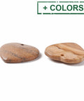 Natural Pendant, Heart, 28-30mm Natural Pendant, Heart, 28-30mm
