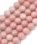 Natural Pink Opal Beads Strand, Smooth Round 8.5~9mm Natural Pink Opal Beads Strand, Smooth Round 8.5~9mm