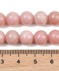 Natural Pink Opal Beads Strand, Smooth Round 8.5~9mm Natural Pink Opal Beads Strand, Smooth Round 8.5~9mm