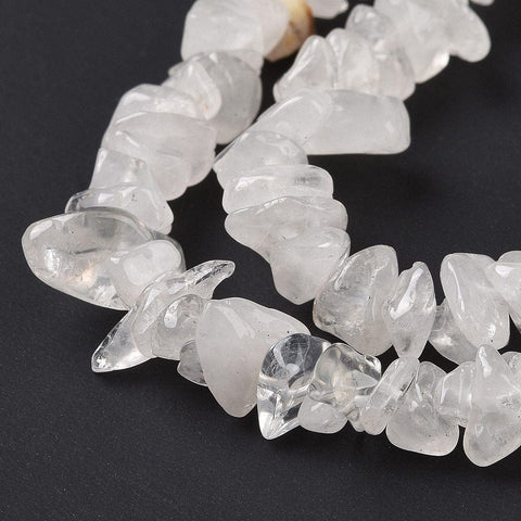Natural Quartz Crystal Chip Beads Strand 5–8mm –Gemstone Chips for Jewelry Making Natural Quartz Crystal Chip Beads Strand 5–8mm –Gemstone Chips for Jewelry Making