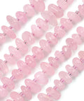 Natural Rose Quartz Chip Bead Strands with Seed Beads Natural Rose Quartz Chip Bead Strands with Seed Beads