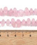 Natural Rose Quartz Chip Bead Strands with Seed Beads Natural Rose Quartz Chip Bead Strands with Seed Beads