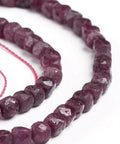 Natural Ruby Faceted Cube Bead Strands for Jewelry Making – 4~5mm Natural Ruby Faceted Cube Bead Strands for Jewelry Making – 4~5mm