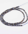 Natural Sapphire Gemstone Round Faceted Beads Strand – Grade AB, 2mm Natural Sapphire Gemstone Round Faceted Beads Strand – Grade AB, 2mm