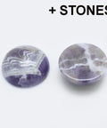 Natural Semi-Precious Cabochon Flatbacks, 20mm Natural Semi-Precious Cabochon Flatbacks, 20mm