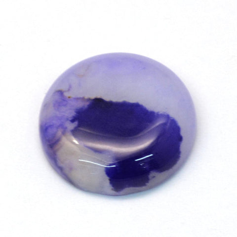 DYED NATURAL AGATE Natural Semi-Precious Cabochon Flatbacks, 20mm Natural Semi-Precious Cabochon Flatbacks, 20mm