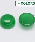 Natural Semi-Precious Cabochons, Half Round, 8mm Natural Semi-Precious Cabochons, Half Round, 8mm