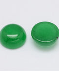 NATURAL JADE Natural Semi-Precious Cabochons, Half Round, 8mm Natural Semi-Precious Cabochons, Half Round, 8mm