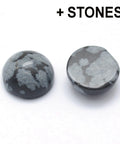 Natural Semi-precious Gemstone Cabochon Flatbacks , Half Round, 4mm Natural Semi-precious Gemstone Cabochon Flatbacks , Half Round, 4mm