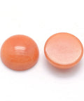 RED AVENTURINE Natural Semi-precious Gemstone Cabochon Flatbacks , Half Round, 4mm Natural Semi-precious Gemstone Cabochon Flatbacks , Half Round, 4mm