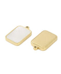 Natural Shell Pendant & Ion Gold Plated 304 Stainless Steel Natural Shell Pendant & Ion Gold Plated 304 Stainless Steel