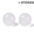 Natural Stone Beads – Smooth Round, 10mm, Large 3mm Hole Natural Stone Beads – Smooth Round, 10mm, Large 3mm Hole