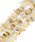 Natural Trochus Shell Chip Beads Strand – Light Yellow | 7–19mm Natural Trochus Shell Chip Beads Strand – Light Yellow | 7–19mm