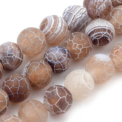 Natural Weathered Agate Beads, Frosted, Dyed, Round, Camel, 8mm Natural Weathered Agate Beads, Frosted, Dyed, Round, Camel, 8mm