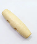 BEIGE Natural Wood Buttons, Horn Toggle Buttons, 2-Hole, for Sewing Accessories, 40mm Natural Wood Buttons, Horn Toggle Buttons, 2-Hole, for Sewing Accessories, 40mm