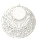 Non-Tarnish 304 Stainless Steel Filigree Pendants, Etched Metal Embellishments Non-Tarnish 304 Stainless Steel Filigree Pendants, Etched Metal Embellishments