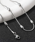 Non-Tarnish 304 Stainless Steel Snake Chain Necklaces, Oval, 16.7 inch(42.5cm) Non-Tarnish 304 Stainless Steel Snake Chain Necklaces, Oval, 16.7 inch(42.5cm)