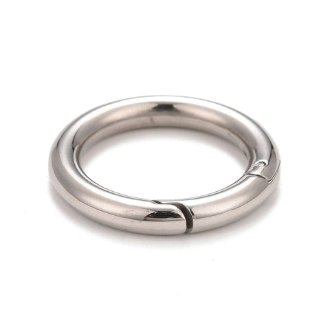 Non-Tarnish 304 Stainless Steel Spring Gate Rings for Bags Non-Tarnish 304 Stainless Steel Spring Gate Rings for Bags