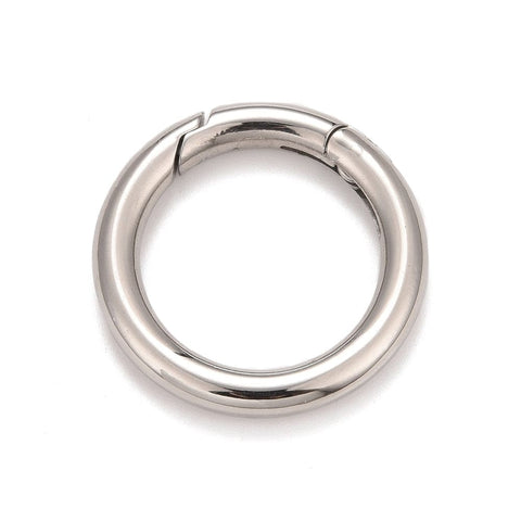 Non-Tarnish 304 Stainless Steel Spring Gate Rings for Bags Non-Tarnish 304 Stainless Steel Spring Gate Rings for Bags
