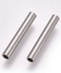 Non-Tarnish 304 Stainless Steel Tube Beads, 3x20mm 2mm Hole Non-Tarnish 304 Stainless Steel Tube Beads, 3x20mm 2mm Hole