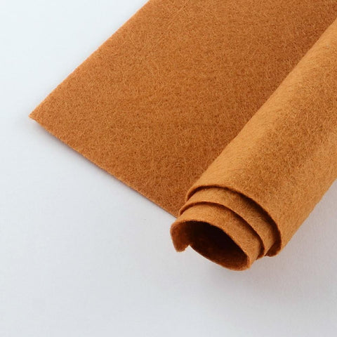 CHOCOLATE Non Woven Fabric Embroidery Felt, Square, 300x300mm, 1mm thick Non Woven Fabric Embroidery Felt, Square, 300x300mm, 1mm thick
