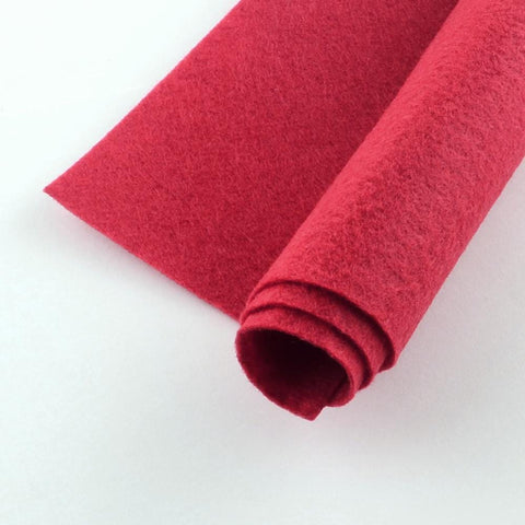CERISE Non Woven Fabric Embroidery Felt, Square, 300x300mm, 1mm thick Non Woven Fabric Embroidery Felt, Square, 300x300mm, 1mm thick