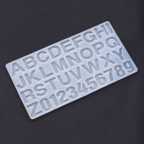 Number and Letter Design DIY Silicone Molds, Resin Casting Molds, For UV Resin, Epoxy Resin Jewelry Making Number and Letter Design DIY Silicone Molds, Resin Casting Molds, For UV Resin, Epoxy Resin Jewelry Making