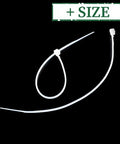 Nylon Cable Ties, Tie Wraps, Zip Ties, White Nylon Cable Ties, Tie Wraps, Zip Ties, White