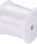Nylon Illusion Cord, Clear, about 0.6mm Nylon Illusion Cord, Clear, about 0.6mm