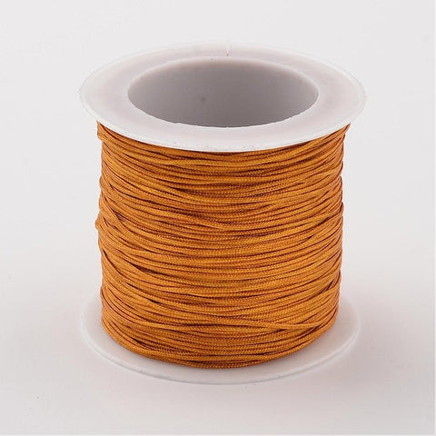 DARK ORANGE Nylon Thread Cord, 0.8-1mm Nylon Thread Cord, 0.8-1mm