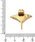 Ocean 304 Stainless Steel Enamel Manta Ray Pendants, Golden Sea Life Charms, 25x24mm Ocean 304 Stainless Steel Enamel Manta Ray Pendants, Golden Sea Life Charms, 25x24mm