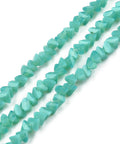 MED.TURQUOISE Opaque Solid Color Glass Beads, Faceted Triangle, 3x2x2mm Opaque Solid Color Glass Beads, Faceted Triangle, 3x2x2mm