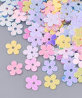 LIGHTER COLOR Ornament Accessories, PVC Plastic Paillette/Sequins Beads, Flower, Mixed Color Ornament Accessories, PVC Plastic Paillette/Sequins Beads, Flower, Mixed Color