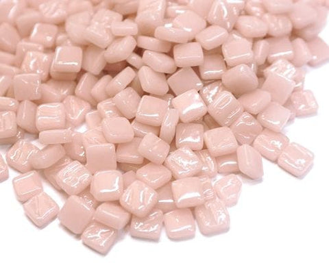 PALE PINK Ottoman 8mm Recycled Sintered Glass Mosaic Tiles Ottoman 8mm Recycled Glass Mosaic Tiles