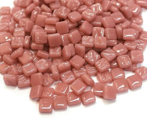 DEEP ROSE Ottoman 8mm Recycled Sintered Glass Mosaic Tiles Ottoman 8mm Recycled Glass Mosaic Tiles