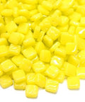 ACID YELLOW Ottoman 8mm Recycled Sintered Glass Mosaic Tiles Ottoman 8mm Recycled Glass Mosaic Tiles