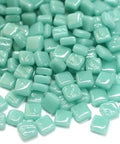 PALE TEAL Ottoman 8mm Recycled Sintered Glass Mosaic Tiles Ottoman 8mm Recycled Glass Mosaic Tiles