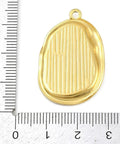 Oval Cat Pendant 18K Gold PVD – Stainless Steel Charm Wheat 33.5mm Oval Cat Pendant 18K Gold PVD – Stainless Steel Charm Wheat 33.5mm | Cyprus