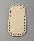 WHEAT Oval PU Leather Bag Base – Knitting & Crochet Bag Base with Iron Studs, 223x102x9mm Oval PU Leather Bag Base – Knitting & Crochet Bag Base with Iron Studs, 223x102x9mm