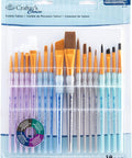 Paint Brush Set – 18 Brushes for Acrylic, Oil & Watercolour Paint Brush Set – 18 Brushes for Acrylic, Oil & Watercolour