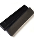Paper Cardboard Jewelry Boxes, Necklace Box, Rectangle, Black Paper Cardboard Jewelry Boxes, Necklace Box, Rectangle, Black