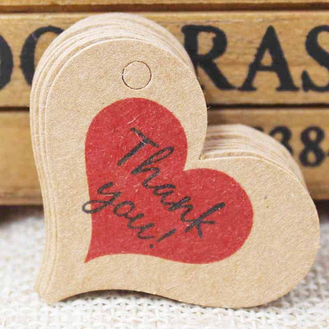 THANK YOU Paper Gift Tags, Hang Tags, For Arts and Crafts, 39x32mm Paper Gift Tags, Hang Tags, For Arts and Crafts, 39x32mm