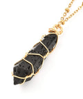 NAT.LAVA ROCK Pendant Necklace, Copper Wire Wrap Pendant and 304 Stainless Steel Necklace,(40.5cm) Pendant Necklace, Copper Wire Wrap Pendant and 304 Stainless Steel Necklace,(40.5cm)
